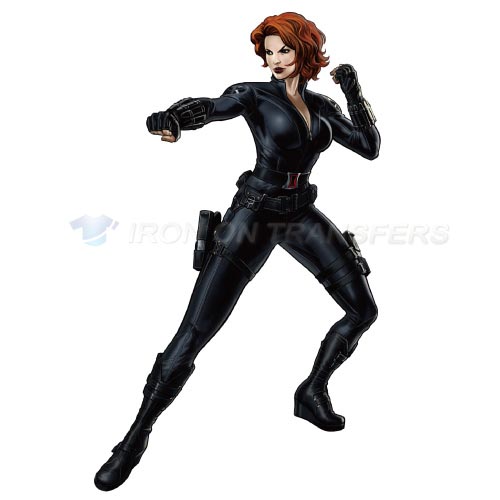 Black Widow Iron-on Stickers (Heat Transfers)NO.463